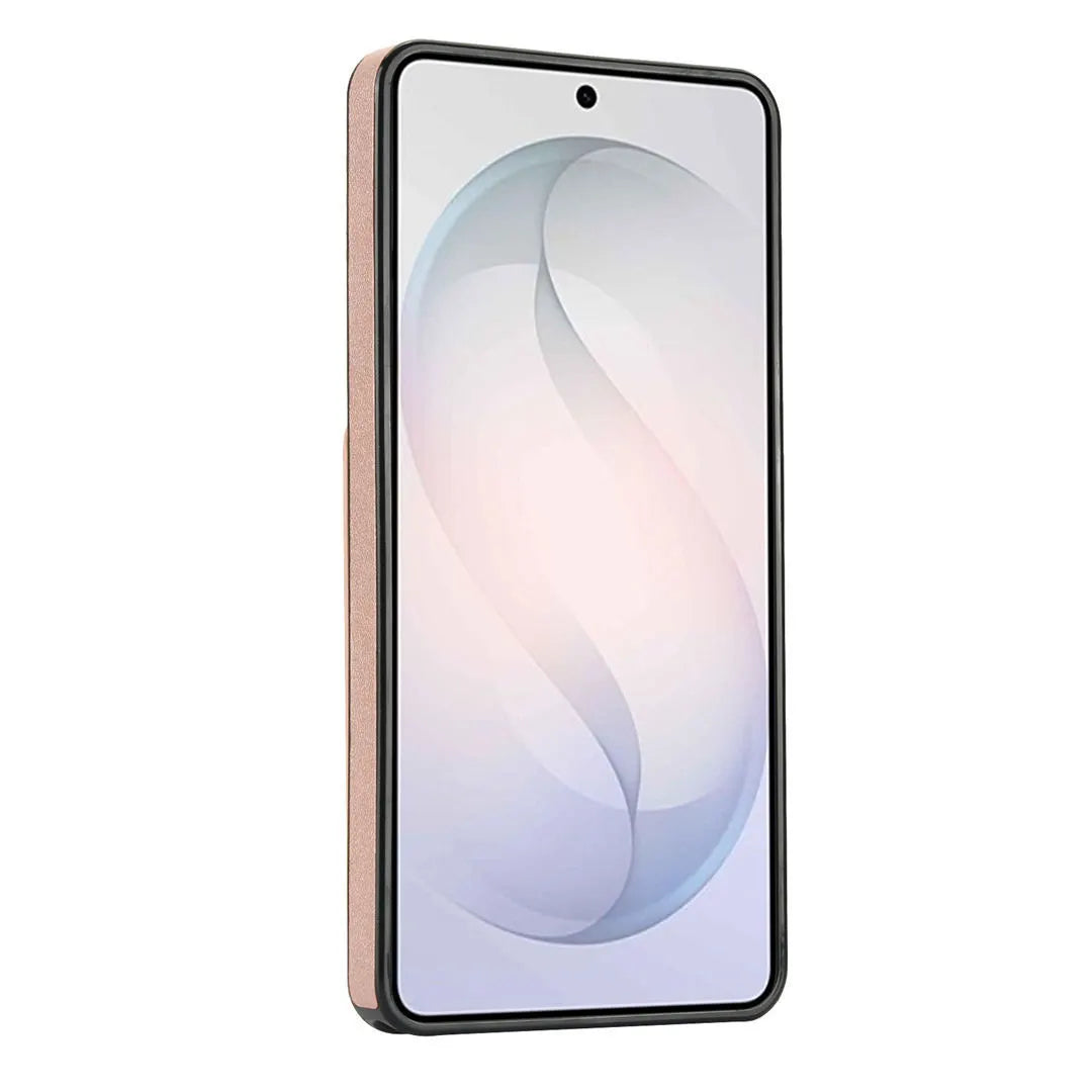 Smartphone with a gradient display on a white background