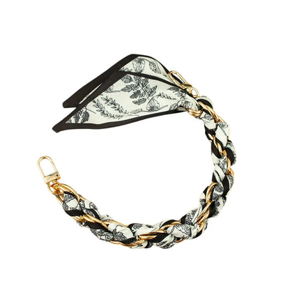 designer scalf chain phone wristlet