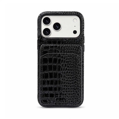 black phone case with black border on a white background