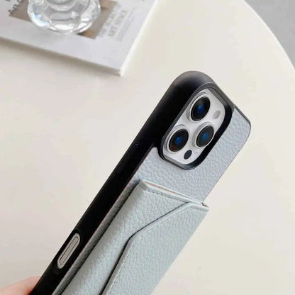 Phone case with a textured design on a light surface