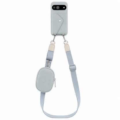 Google Pixel crossbody wallet case with strap and mini pouch product set